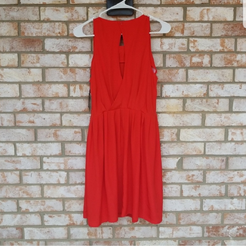 New! Jack by BB Dakota Red Sleeveless Dress - Picture 2 of 7